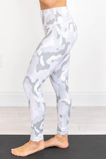 Load image into Gallery viewer, Running After You Camo Grey Leggings FINAL SALE