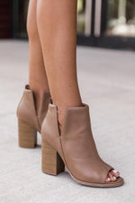 Load image into Gallery viewer, Beth Taupe Booties