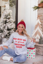 Load image into Gallery viewer, The Best Way To Spread Christmas Cheer Ash Graphic Sweatshirt