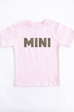 Load image into Gallery viewer, Mini Animal Print Baby Tee Pink