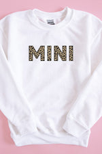 Load image into Gallery viewer, Mini Animal Print Kids Sweatshirt White