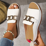 Load image into Gallery viewer, Venesia Sandals with Comfortable Wedge Sole
