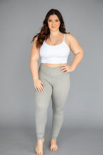 Load image into Gallery viewer, Back At It Again Solid Leggings Sage
