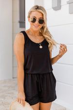 Load image into Gallery viewer, Summer Classics Black Romper
