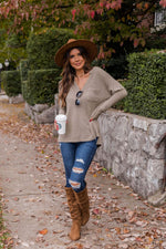 Load image into Gallery viewer, Always Loving You Most Olive Blouse
