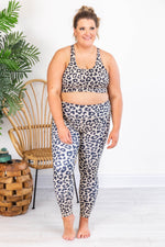 Load image into Gallery viewer, Running After You Animal Print Tan Leggings FINAL SALE
