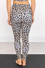 Load image into Gallery viewer, Running After You Animal Print Tan Leggings FINAL SALE

