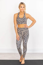 Load image into Gallery viewer, Running After You Animal Print Tan Leggings FINAL SALE
