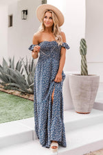 Load image into Gallery viewer, Lovely Afternoon Navy Maxi Dress
