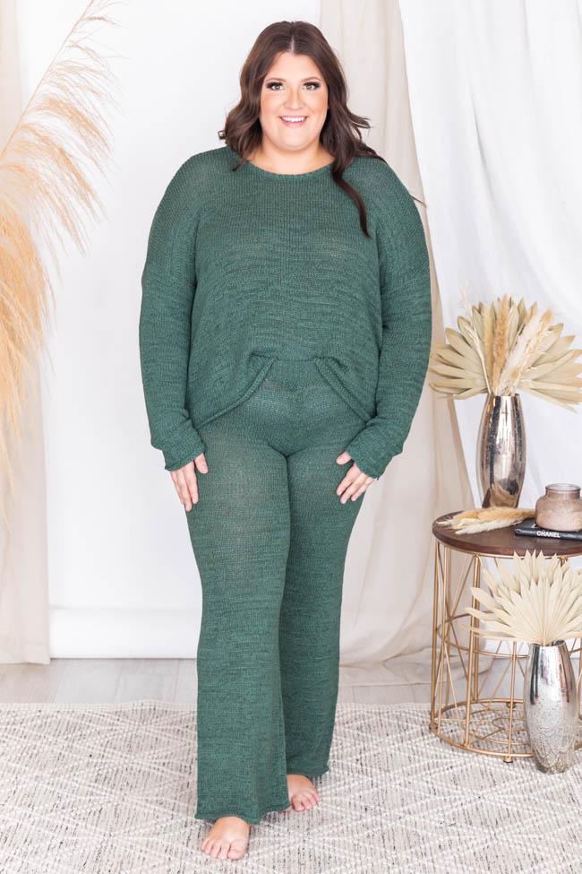 Wonder Often Green Knit Lounge Pants