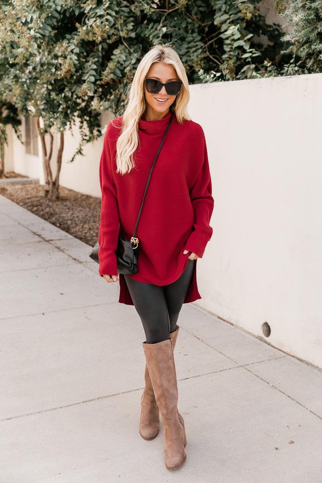 Destined For Success Red Sweater