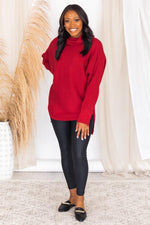 Load image into Gallery viewer, Destined For Success Red Sweater
