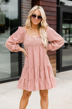 Load image into Gallery viewer, Apple Picking Red Gingham Mini Dress
