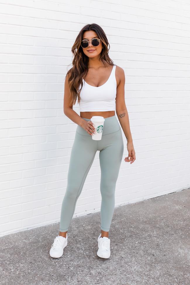 Chasing Reality Olive High Waist Legging