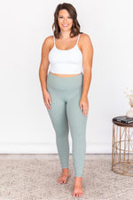 Load image into Gallery viewer, Chasing Reality Olive High Waist Legging

