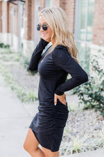 Load image into Gallery viewer, Sure To Fall In Love Black Dress
