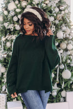 Load image into Gallery viewer, Cozy Up Pocket Green Sweater
