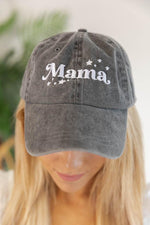 Load image into Gallery viewer, Mama Star Embroidered Baseball Cap
