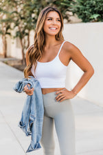 Load image into Gallery viewer, Let&#39;s Seize The Day White Bra Top
