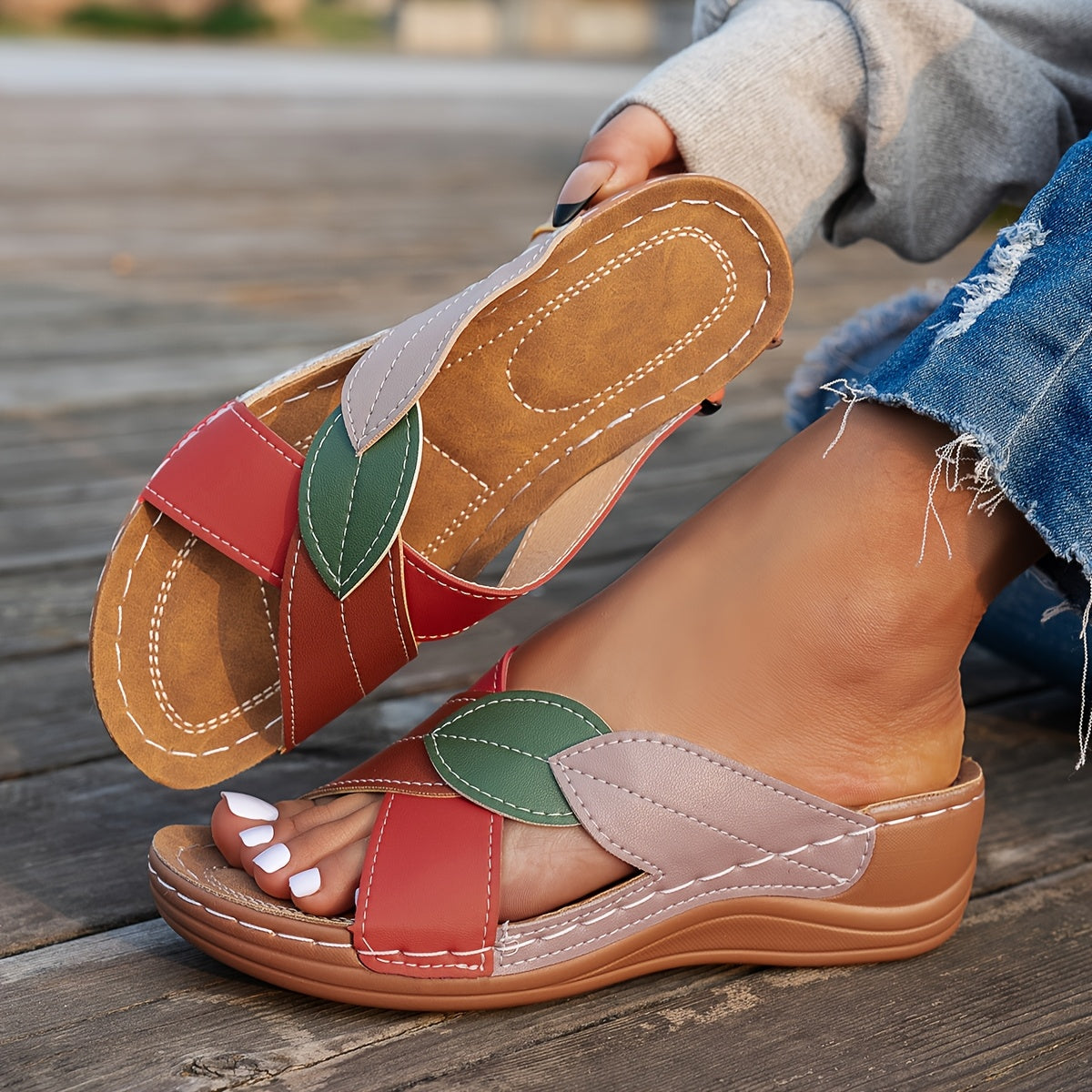 Nera Nature Sandals – Slip-On Ease & All-Day Comfort