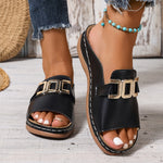 Load image into Gallery viewer, Venesia Sandals with Comfortable Wedge Sole
