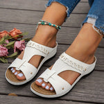 Load image into Gallery viewer, Costa Sandals with Comfortable Wedge Sole
