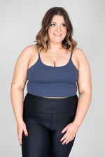 Load image into Gallery viewer, Let&#39;s Seize The Day Navy Bra Top
