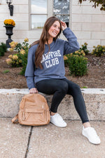 Load image into Gallery viewer, Campfire Club Navy Graphic Corded Sweatshirt
