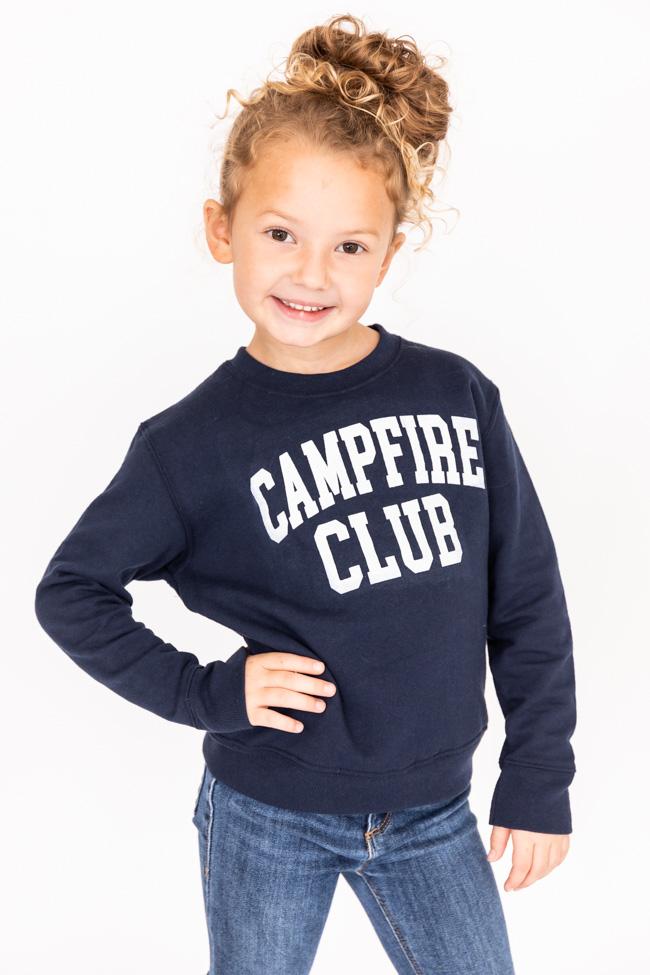 Campfire Club Navy Toddler Graphic Sweatshirt