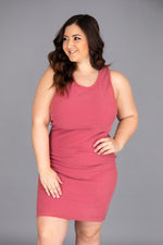 Load image into Gallery viewer, Magical at Midnight Midi Mauve Ribbed Tank Dress
