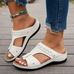 Load image into Gallery viewer, Costa Sandals with Comfortable Wedge Sole

