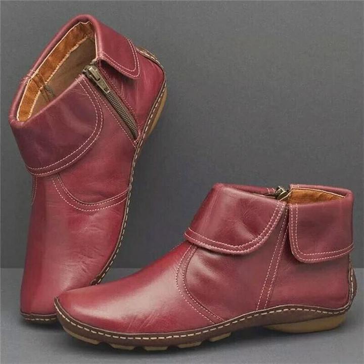 Soft Lane Waterproof Leather Ankle Boot (New Collection)