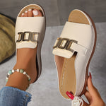 Load image into Gallery viewer, Venesia Sandals with Comfortable Wedge Sole
