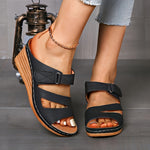 Load image into Gallery viewer, Tarragone Sandals with Comfortable Wedge Heel Sole of 7.5 cm
