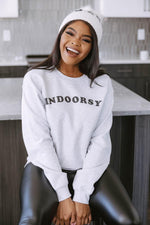 Load image into Gallery viewer, Indoorsy Ash Graphic Sweatshirt
