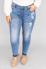 Load image into Gallery viewer, Mandy Medium Wash Skinny Jeans
