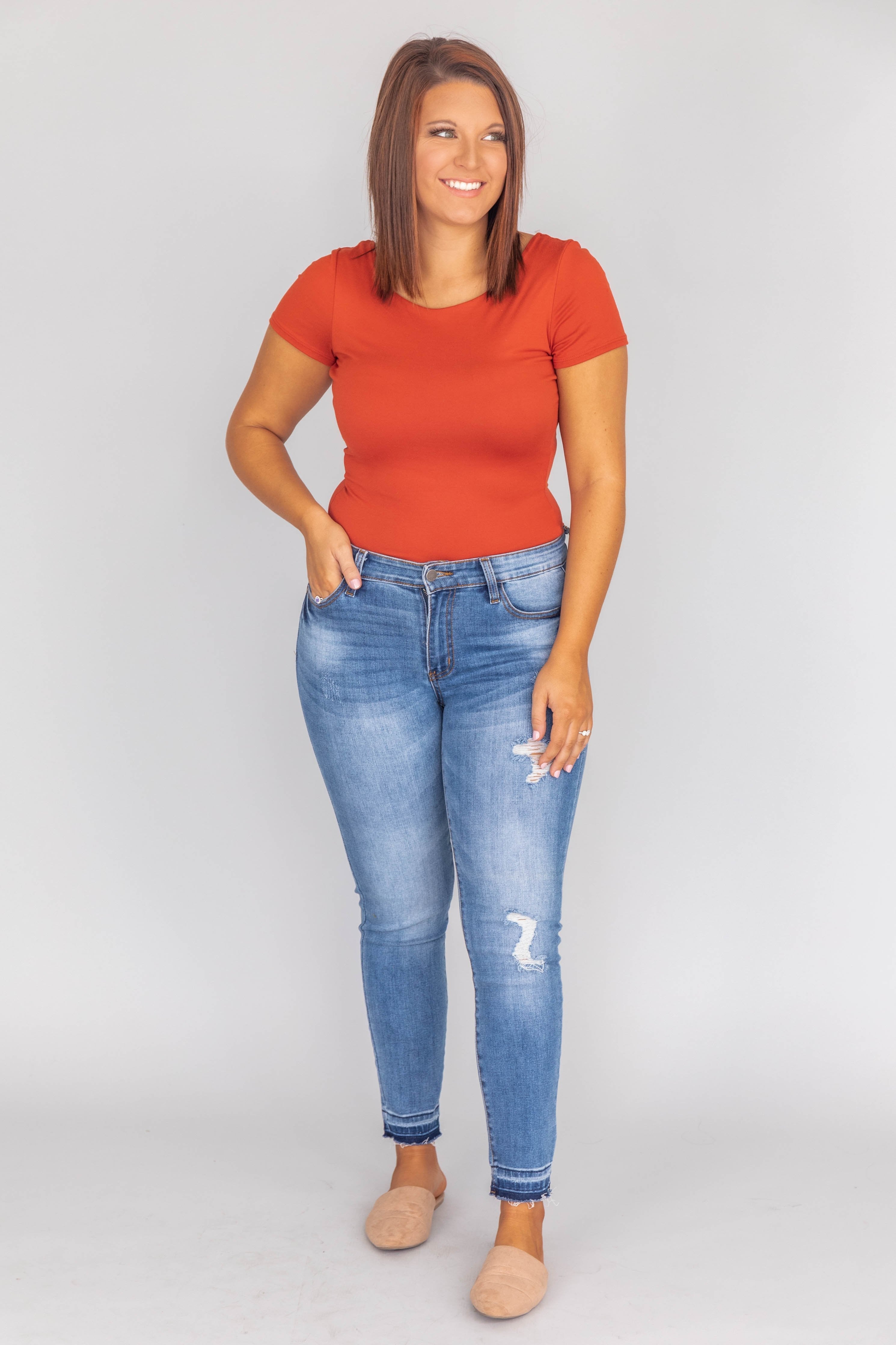 Mandy Medium Wash Skinny Jeans