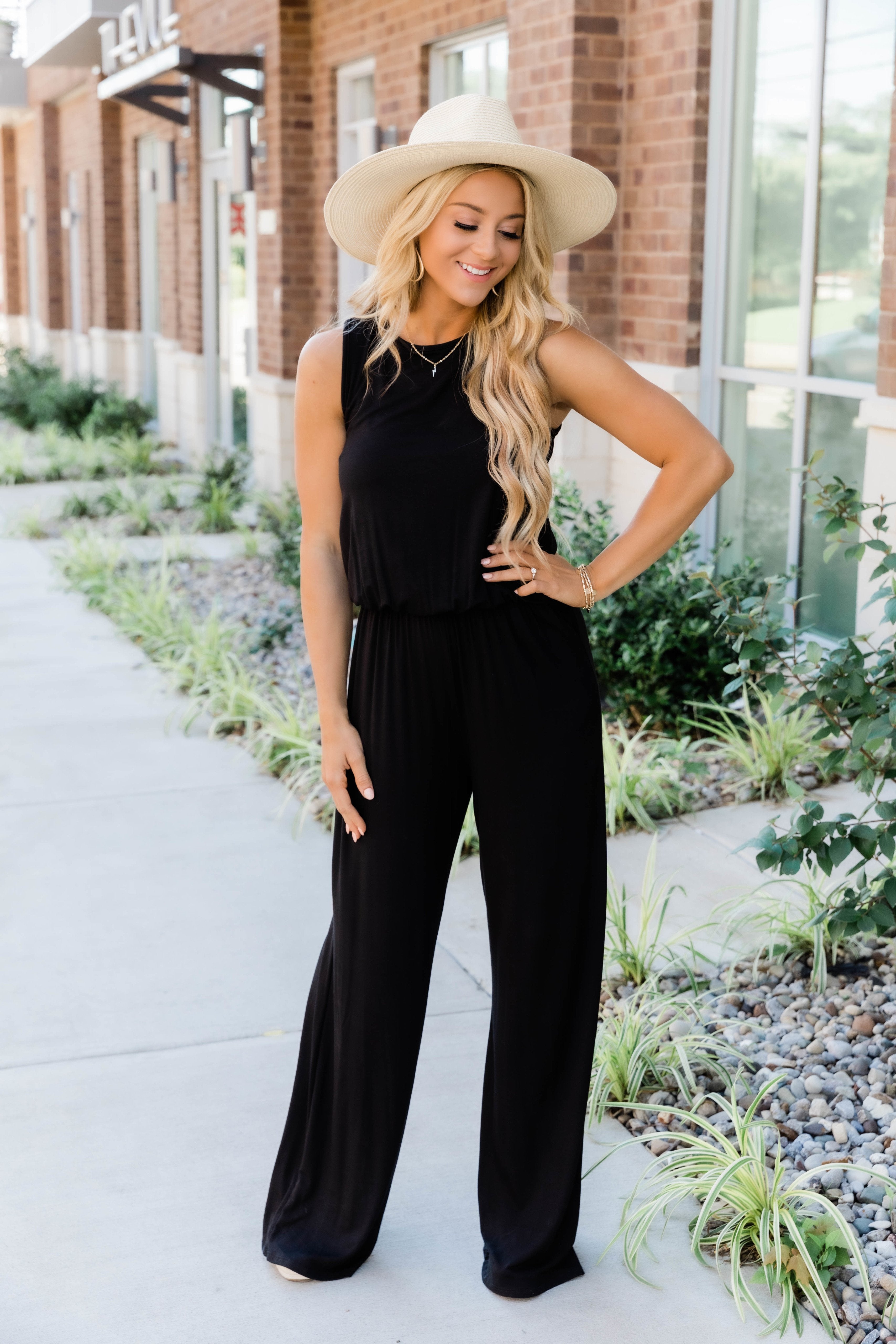 So Much Love Black Jumpsuit