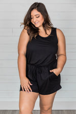 Load image into Gallery viewer, Summer Classics Black Romper
