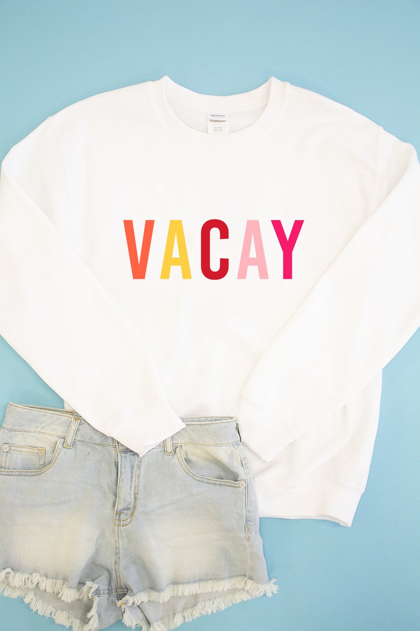 Vacay Graphic Sweatshirt