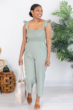 Indlæs billede til gallerivisning Perfectly Poised Green Jumpsuit
