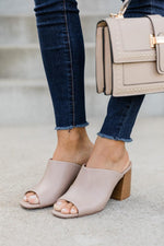 Carregar imagem no visualizador da galeria, Darcy Taupe Block Heel
