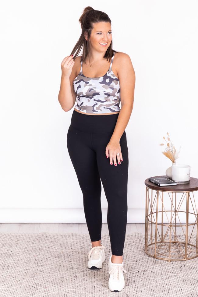 Let's Seize The Day Camo Printed Bra Top