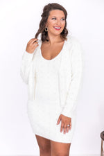 Carica l&#39;immagine nel visualizzatore di Gallery, Repeating Patterns Ivory Pearl Cardigan
