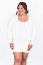 Carica l&#39;immagine nel visualizzatore di Gallery, Repeating Patterns Ivory Pearl Cardigan
