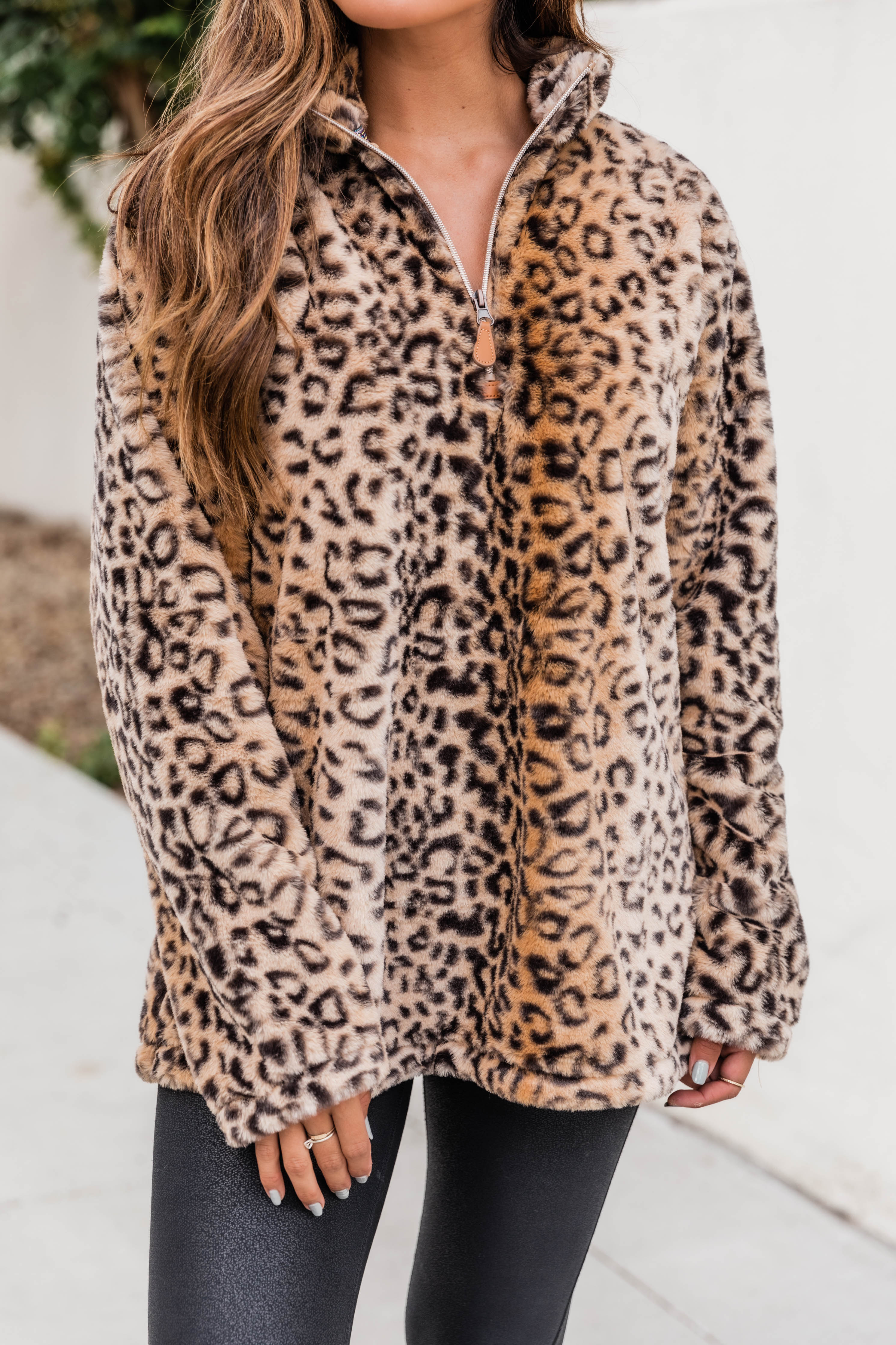 Delight My Heart Animal Print Pullover