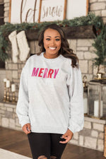 Cargar imagen en el visor de la galería, Colorful Merry Ash Graphic Sweatshirt
