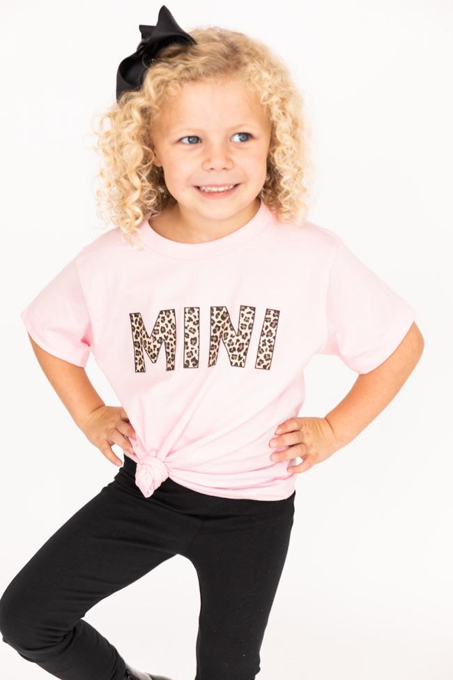 Mini Animal Print Toddler Tee Pink