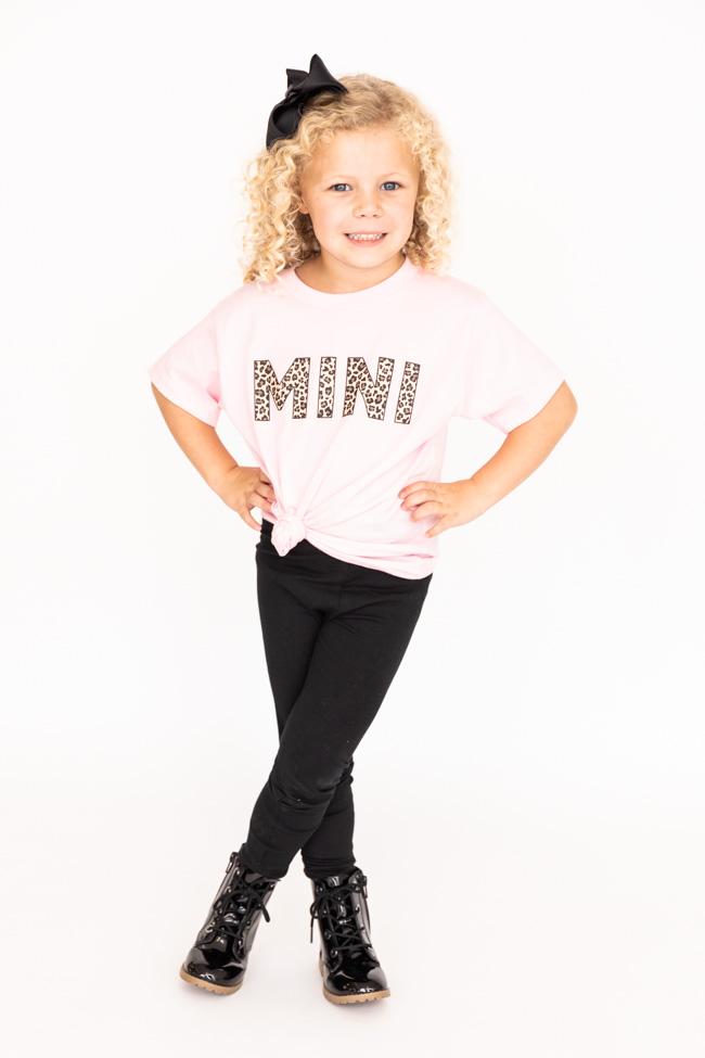 Mini Animal Print Toddler Tee Pink